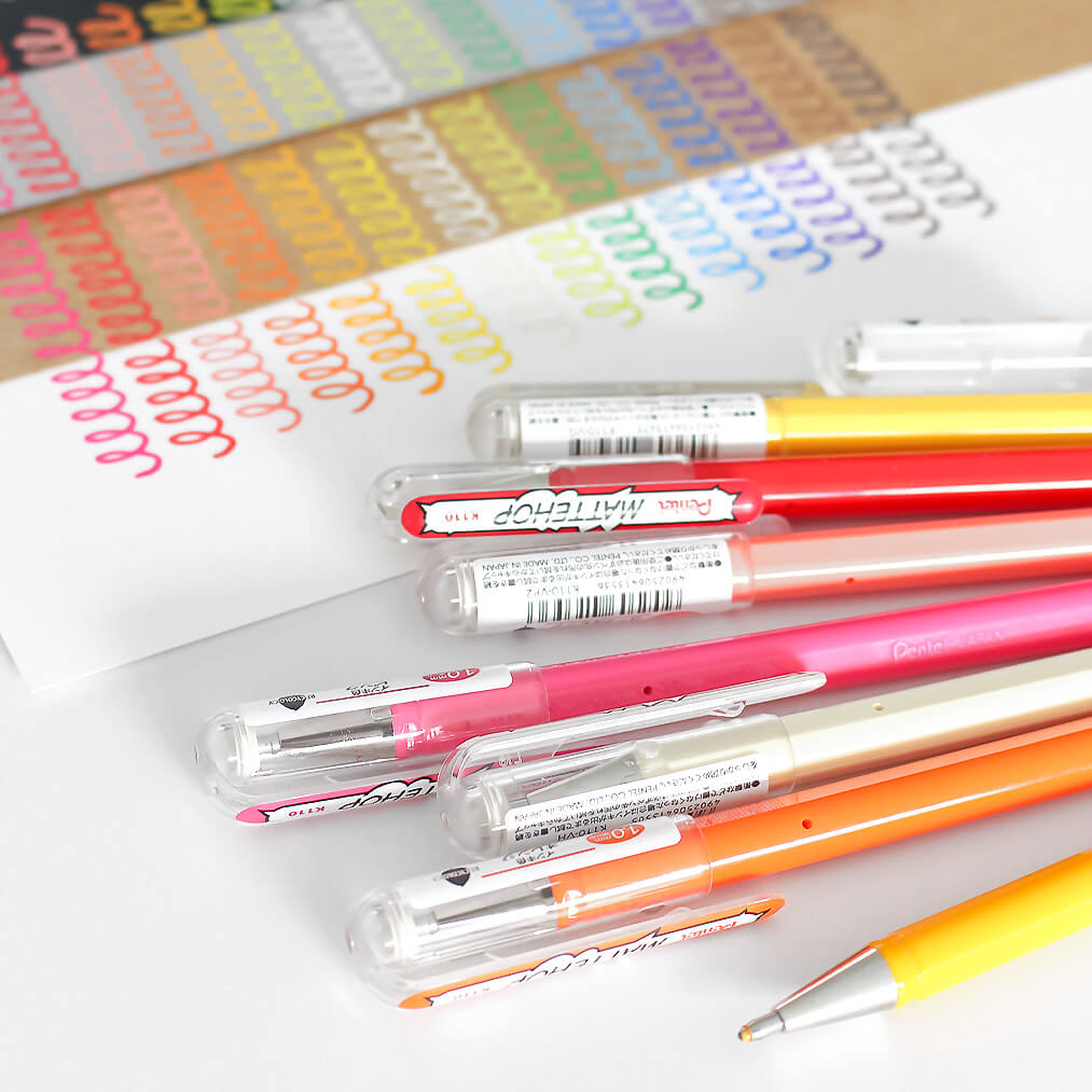 pero pentel mattehop ukazka